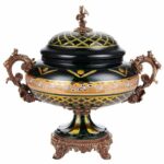 Bronze & Black Diamond URN HD-3010L By Homey Design 7
