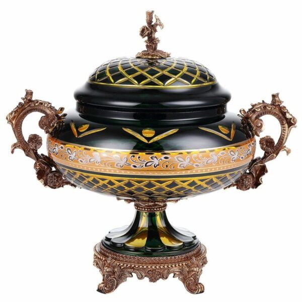 Bronze & Black Diamond URN HD-3010L By Homey Design 5