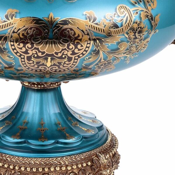 Bronze & Sapphire Blue URN HD-6009H By Homey Design 6