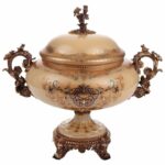 Bronze & Mocha Cream URN HD-6011H By Homey Design 7