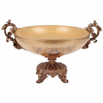 Bronze & Mocha Cream Bowl HD-6001-2H By Homey Design