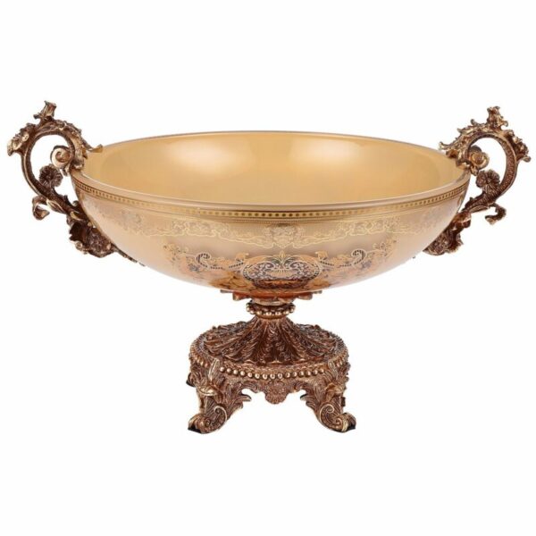 Bronze & Mocha Cream Bowl HD-6001-2H By Homey Design 5