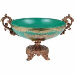 Bronze & Emerald Green Bowl HD-6001-3H By Homey Design 7