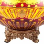 Amber & Ruby Red Bowl HD-3005 By Homey Design 10