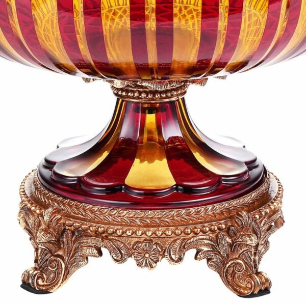Amber & Ruby Red URN HD-3010 By Homey Design 6
