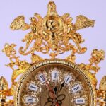 Vintage Brass Clock Finish HD-9916 By Homey Design 8