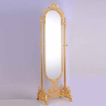 Golden Brass Floor Mirror HD-202 By Homey Design