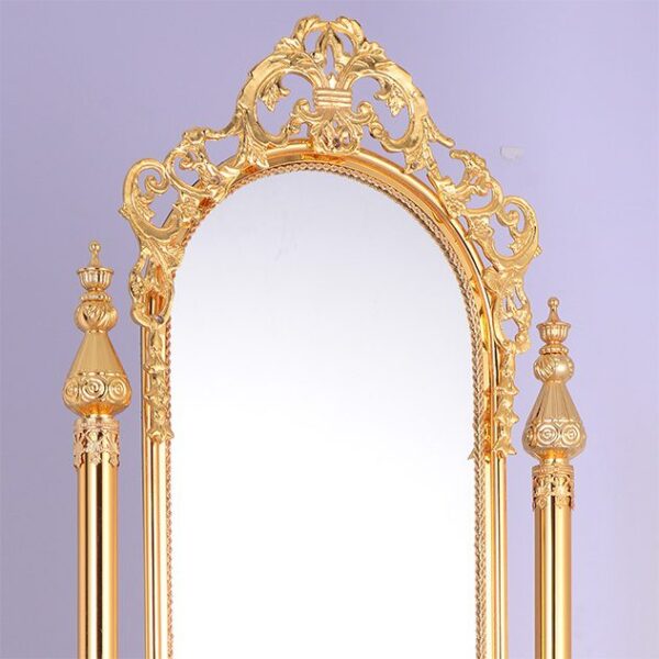 Golden Brass Floor Mirror HD-202 By Homey Design 7