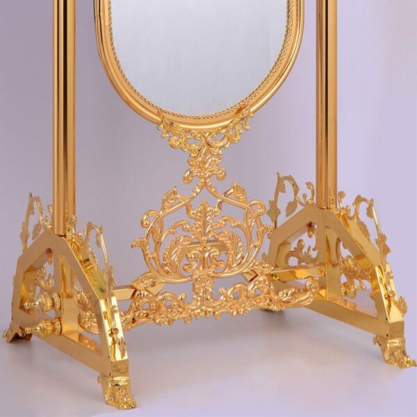 Golden Brass Floor Mirror HD-202 By Homey Design 8