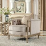 Champagne 3PCs Sofa Set HD-625 By Homey Design Homey Design Special Orders Mobilia Cleopatra 12 Champagne 3PCs Sofa Set HD-625 By Homey Design 12