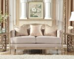 Champagne 3PCs Sofa Set HD-625 By Homey Design Homey Design Special Orders Mobilia Cleopatra 13 Champagne 3PCs Sofa Set HD-625 By Homey Design 13