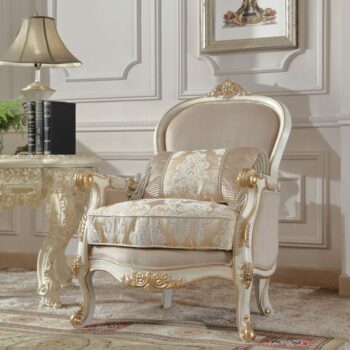 Plantation Cove White Chair HD-2669 By Homey Design