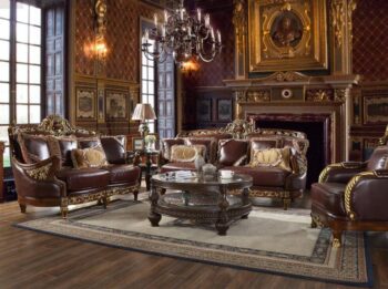 Luxury 7 PCs Dining Table Set HD-8024 By Homey Design 124