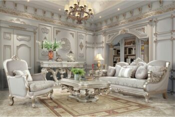Luxury 7 PCs Dining Table Set HD-8024 By Homey Design 59
