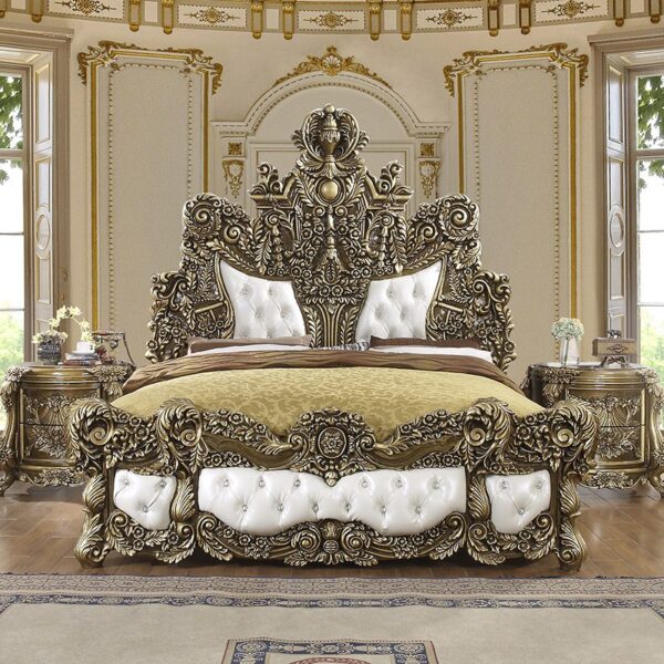 Perfect Brown California King Bed HD-1802 By Homey Design 4