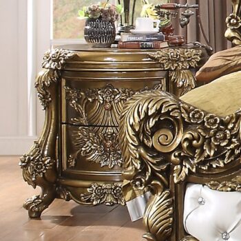 Perfect Brown Nightstand HD-1802 By Homey Design