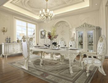 Luxury 7 PCs Dining Table Set HD-8024 By Homey Design 115