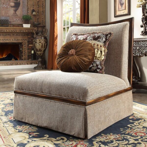 Mahogany Brown Chair HD-1627 By Homey Design 4