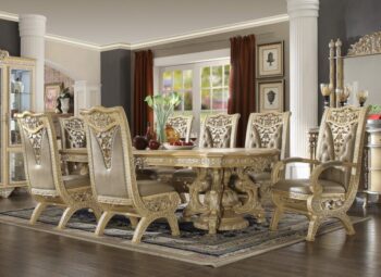 Luxury 7 PCs Dining Table Set HD-8024 By Homey Design 103