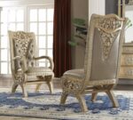 Mohawk Pickle Frost & Metallic Silver Finish 7PCs Dining Set HD-8015 By Homey Design 8