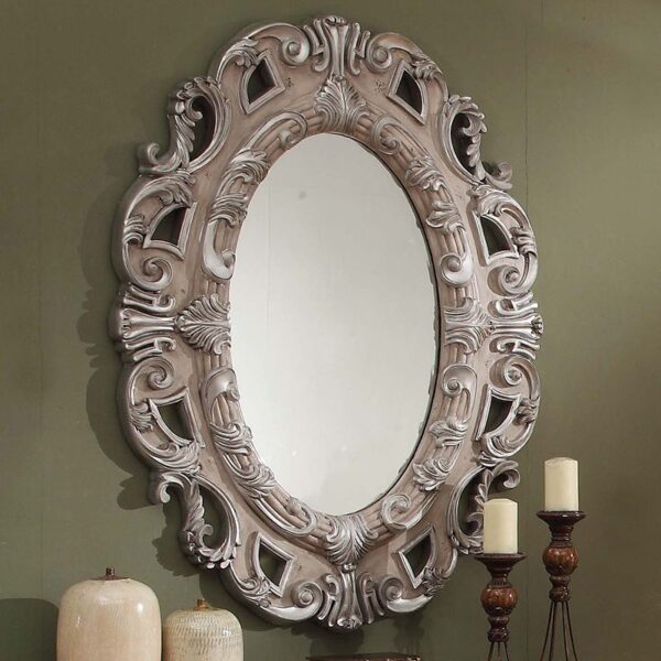 Metallic Silver Mirror HD-8001 By Homey Design 4