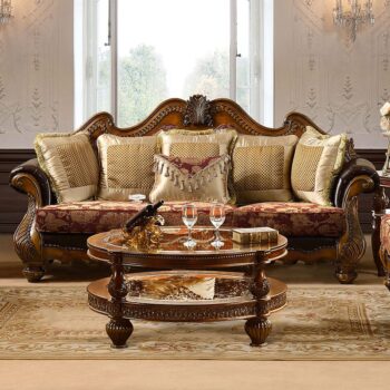 Luxury 7 PCs Dining Table Set HD-8024 By Homey Design 75