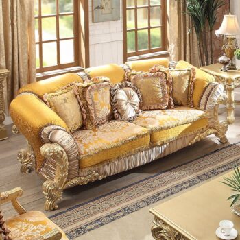 Luxury 7 PCs Dining Table Set HD-8024 By Homey Design 119