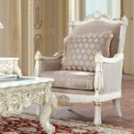 Plantation Cove White 3PCs Sofa Set HD-9390 By Homey Design Homey Design Special Orders Mobilia Cleopatra 14 Plantation Cove White 3PCs Sofa Set HD-9390 By Homey Design 14