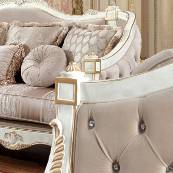 Plantation Cove White 3PCs Sofa Set HD-9390 By Homey Design 11