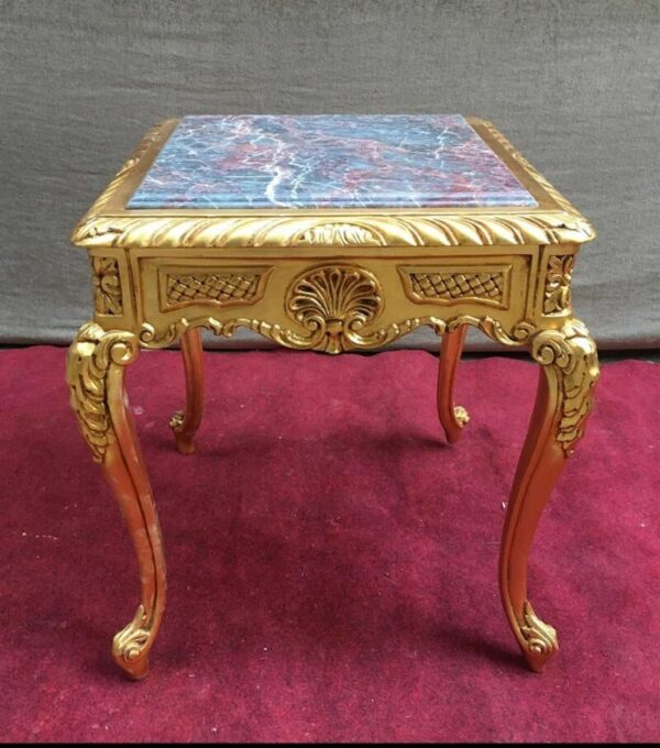 Handmade Golden Peach End Table 9