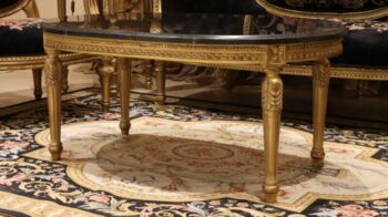 Handmade Gold Black Galaxy Coffee Table