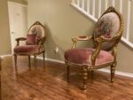 Handmade Gold Peach Galaxy Chair 8