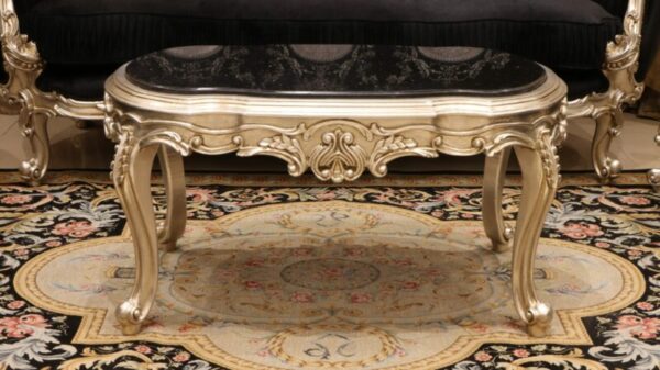 Handmade Silver Black Coffee Table 5