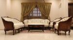 Handmade Marquetery Beige Chair 16