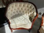 Handmade Marquetery Beige Chair 20
