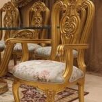 Handmade Gold Green Pistachio Tree Dining Set 26