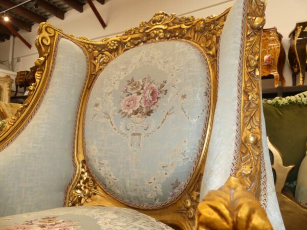 Handmade Gold Green Pistachio Chair 13