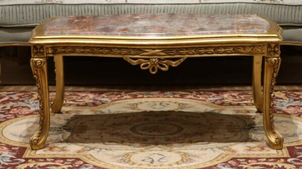 Handmade Gold Green Pistachio Coffee Table 8