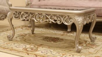 Handmade Silver Pink Coffee Table