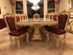 Handmade White Red Buffet 33