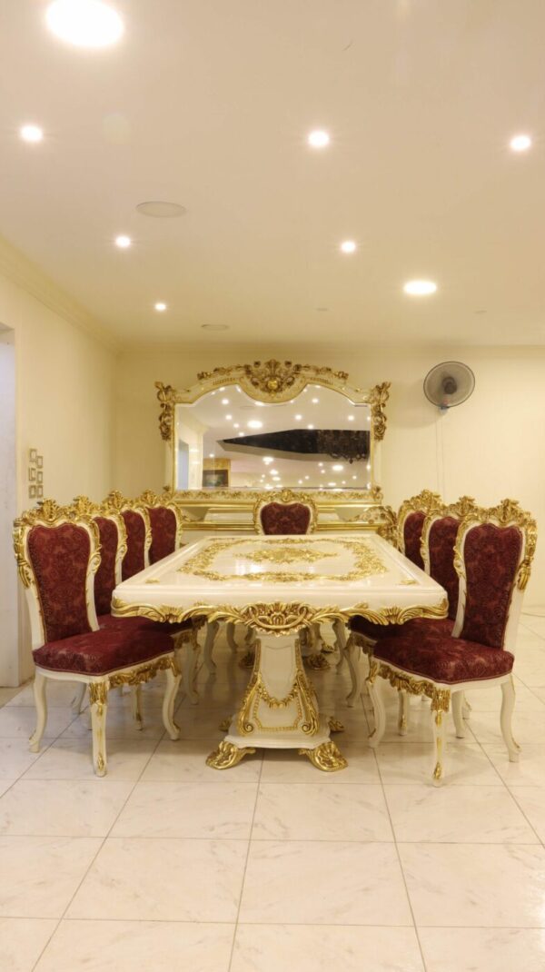 Handmade White Red Buffet 23
