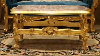 Handmade Gold Sand Blue Navy Coffee Table