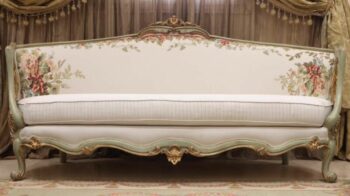 Handmade Caval White Sofa