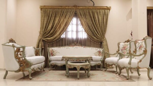 Handmade Caval White Sofa 10