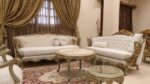 Handmade Caval White Loveseat 14