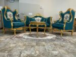 Handmade Gold Sand Blue Navy Chair 1 20
