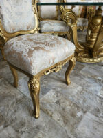 Handmade Palm Gold Dinning Chair 35