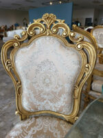 Handmade Palm Gold Dinning Chair 36