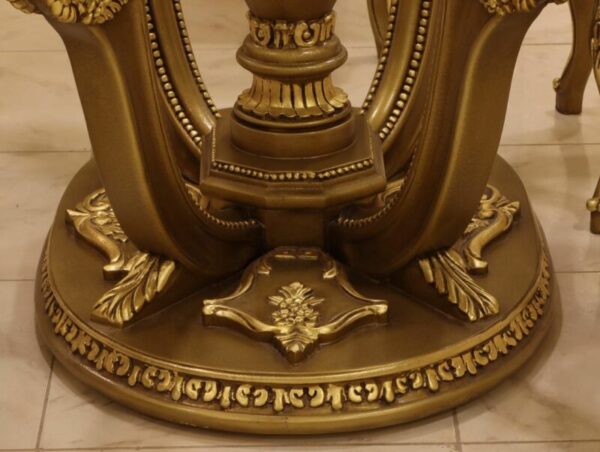 Handmade Palm Gold Dinning Chair 29