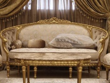 Handmade Gold Coffee Tree Sofa